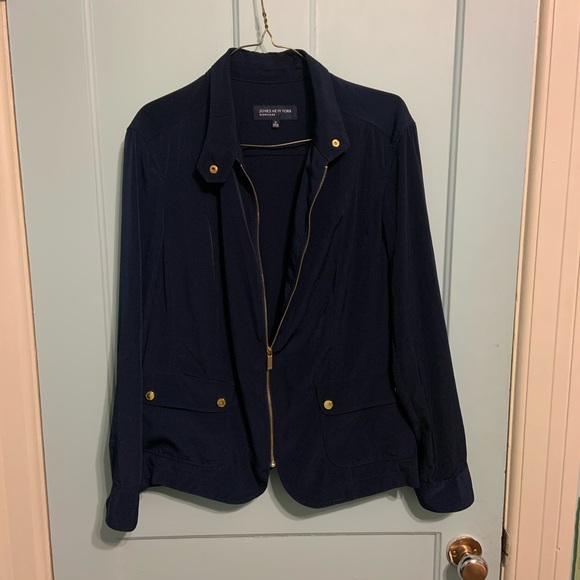 Jones New York Navy Blue Jacket - Picture 3 of 3